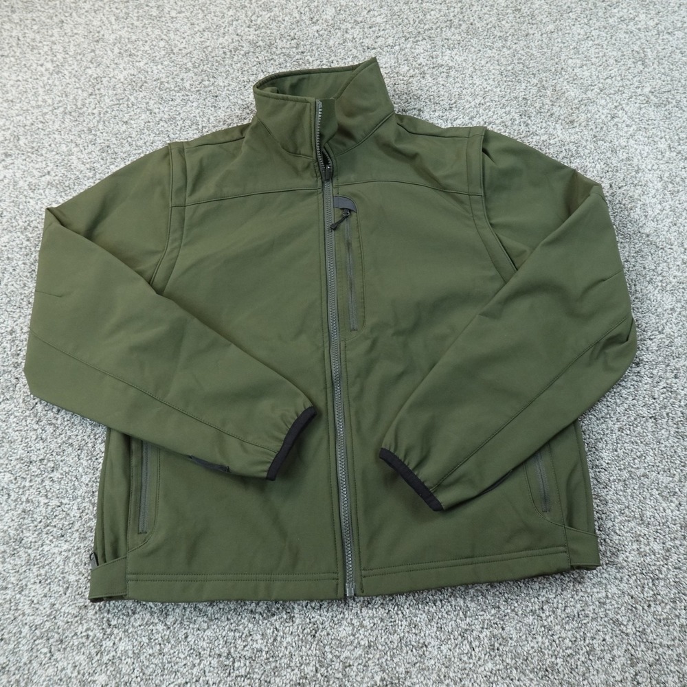 NEW 5.11 Tactical Jacket Mens M Green Softshell Full Zip Windbreaker Coat Work